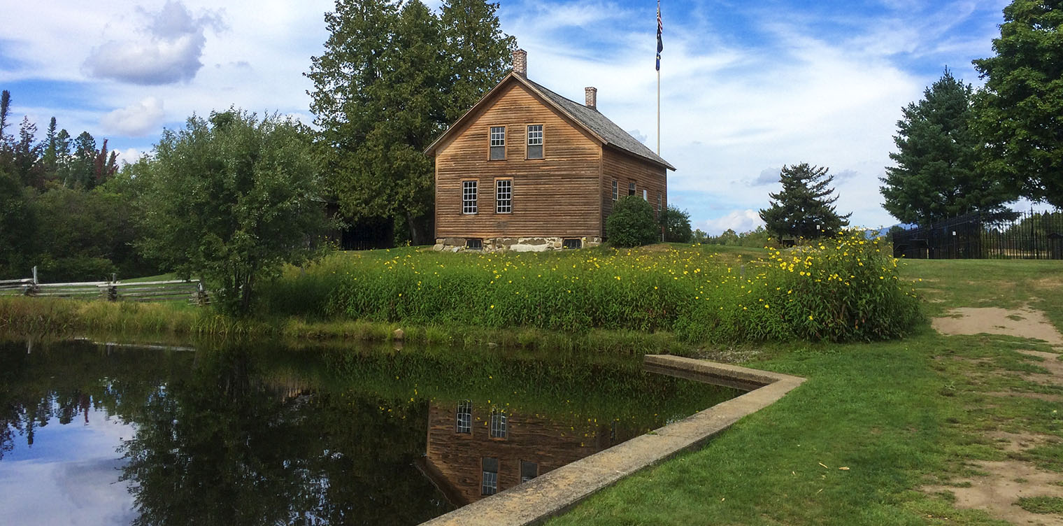 Adirondack Habitats: Pond at John Brown Farm (9 September 2016). Click for a larger image, opening in a new window. Adirondack Habitats: Pond at John Brown Farm (9 September 2016).