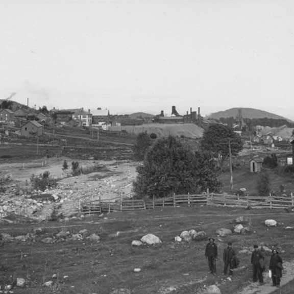 Mining in the Adirondacks: Iron Plant in Mineville. New York State Archives.