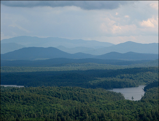 High Peaks from the Jenkins Mountain summit. Photo by Sandra Hildreth. Used by permission.